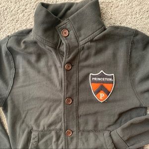 Vintage Washed Princeton Button Fleece SZ L